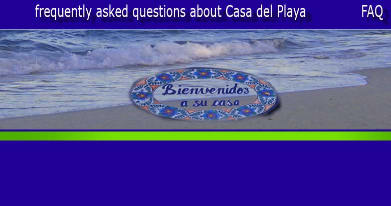 playa del casa welcome